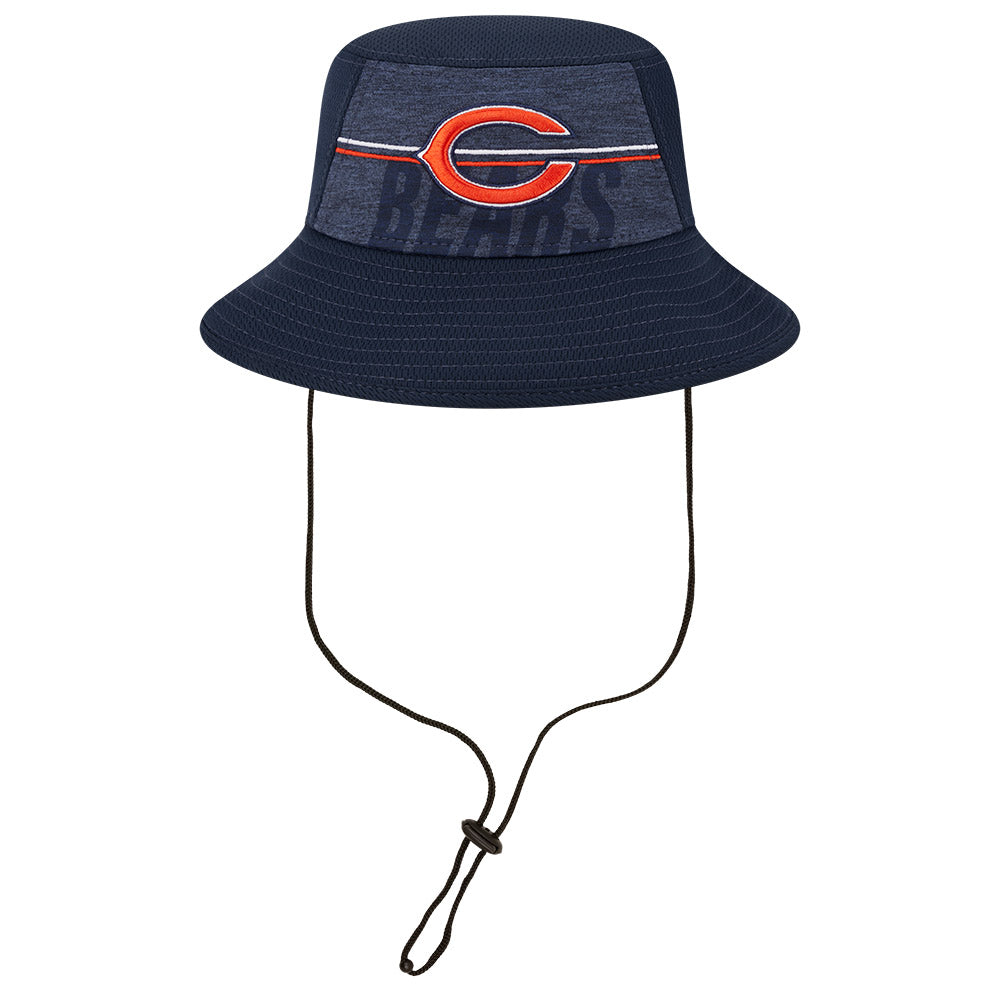 Chicago Bears 2023 NFL Training Camp Stretch New Era Navy Bucket Hat product image 4, provided for visual reference and