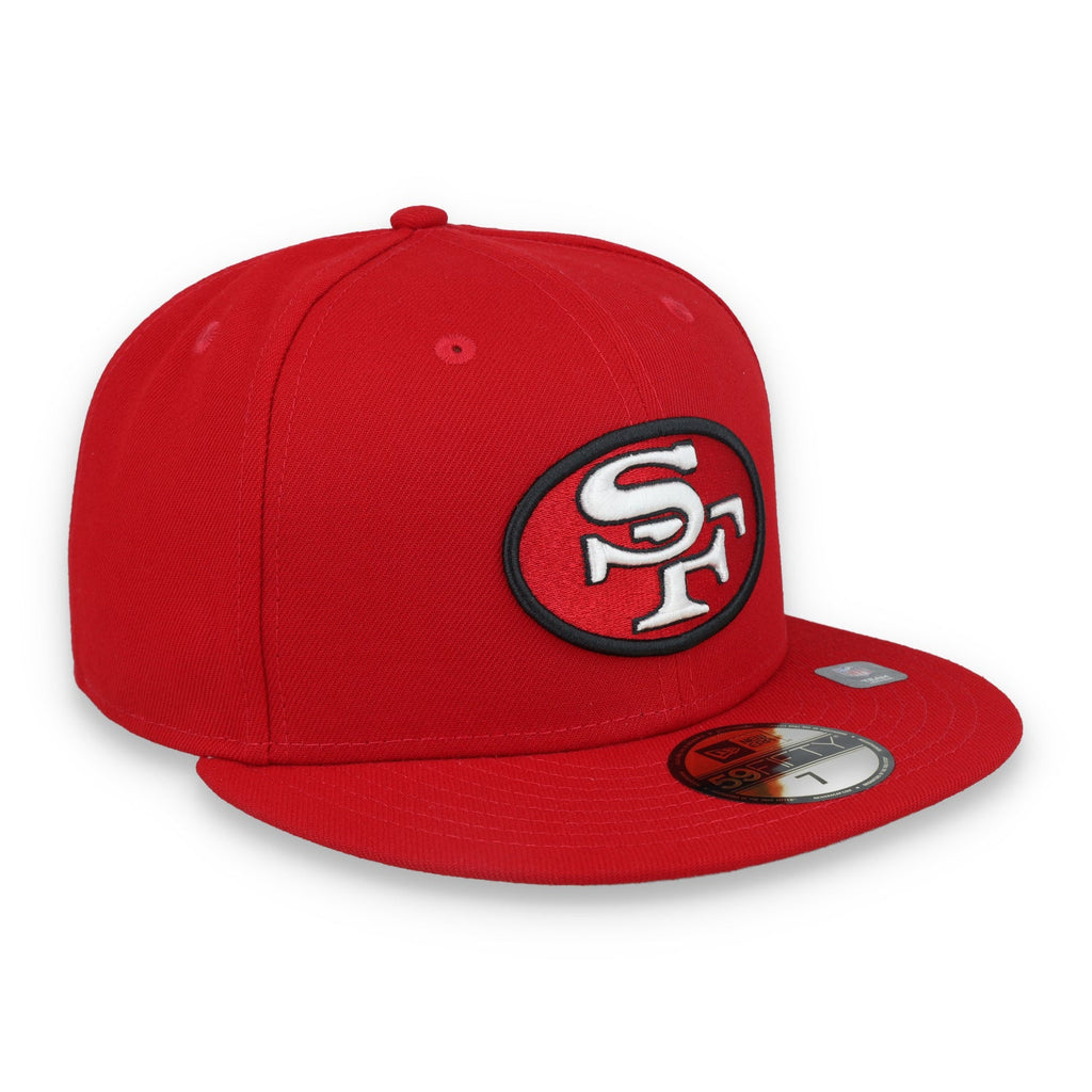 New Era San Francisco 49Ers Official NFL Basic 59Fifty Fitted-Red product image 6, provided for visual reference and product