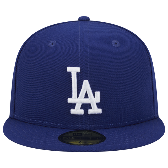 NEW ERA Los Angeles Dodgers WORLD SERIES 2020 SIDE PATCH 59FIFTY FITTED HAT-Blue product image 2, provided for visual
