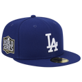 NEW ERA Los Angeles Dodgers WORLD SERIES 2020 SIDE PATCH 59FIFTY FITTED HAT-Blue product image 1, provided for visual
