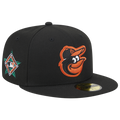 New Era Baltimore Orioles 1993 All Star Side Patch 59Fifty Fitted-Black/Orange product image 1, provided for visual