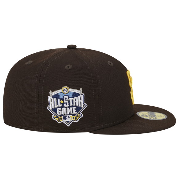 New Era San Diego Padres All-Star Game 59FIFTY Fitted Hat -Brown product image 4, provided for visual reference and product