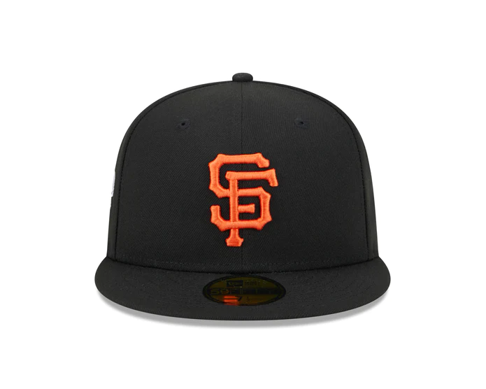New Era San Francisco Giants Black 2010 World Series Fitted Hat 59Fifty Fitted Hat product image 2, provided for visual