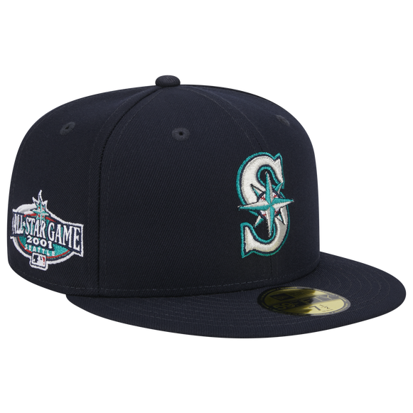 New Era SEATTLE MARINERS All-Star Game 2001 Side Patch 59FIFTY - Navy product image 1, provided for visual reference and