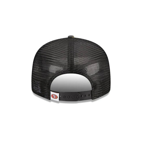 New Era San Francisco 49ers 9FIFTY Trucker Snapback- Camo product image 6, provided for visual reference and product detail