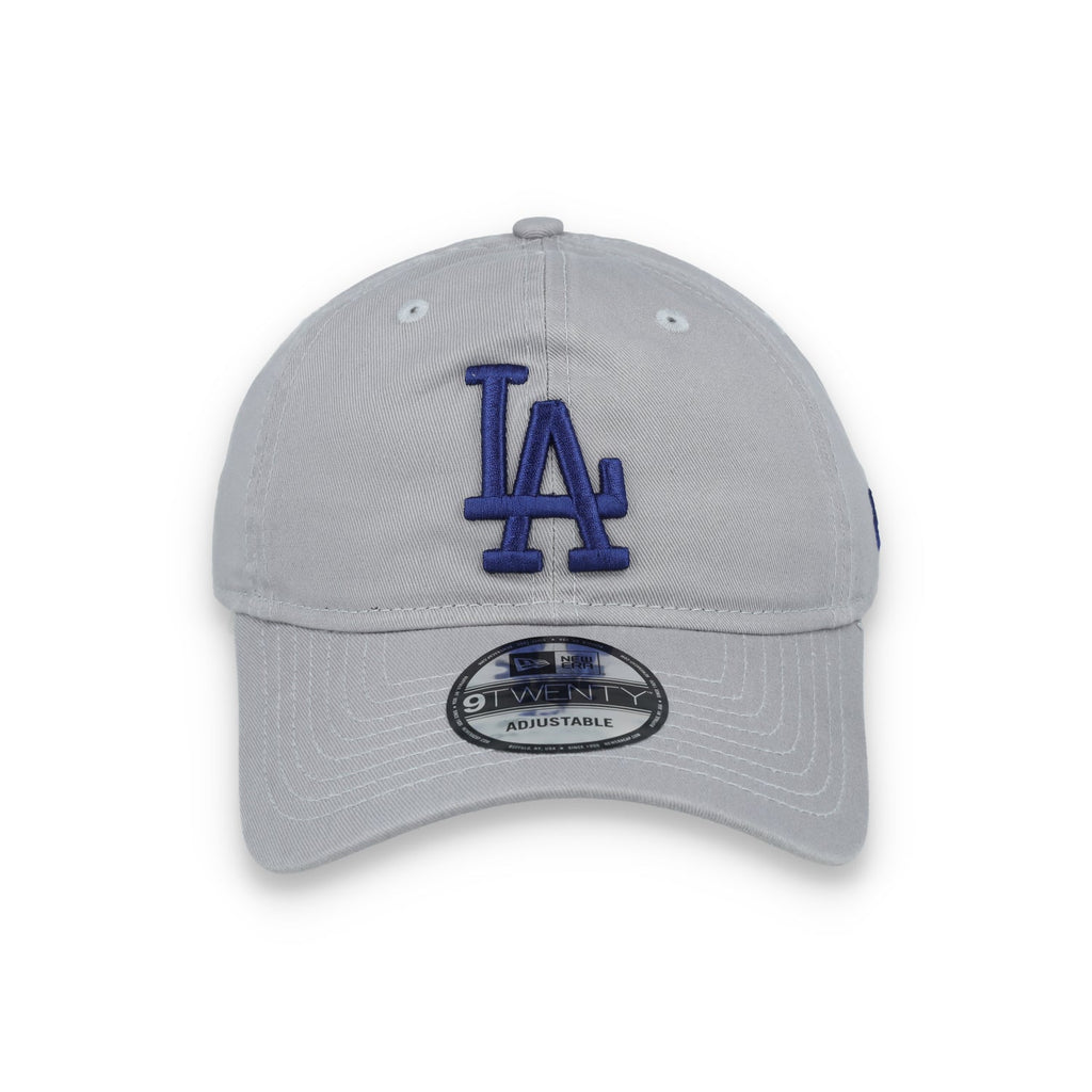 New Era Los Angeles Dodgers Core 2.0 9Twenty Adjustable Hat-Grey product image 1, provided for visual reference and product