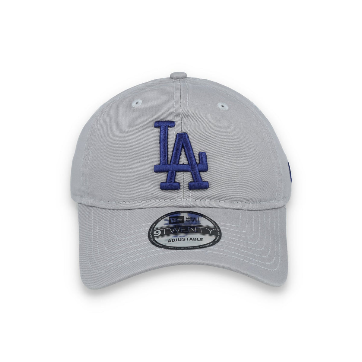 New Era Los Angeles Dodgers Core 2.0 9Twenty Adjustable Hat-Grey product image 1, provided for visual reference and product
