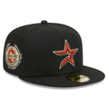 New Era Houston Astros Laurel 45th Anniversary Side Patch 59fifty Fitted Cap-Black product image 1, provided for visual