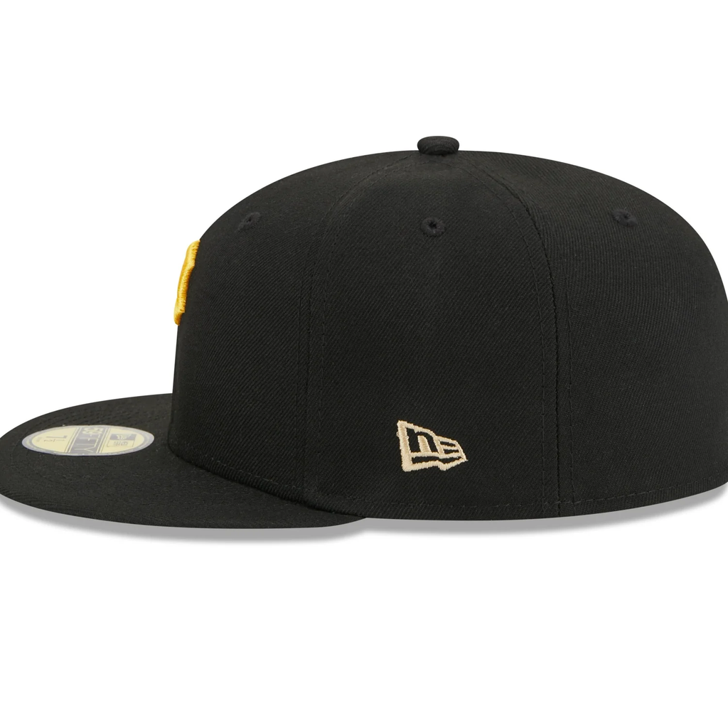 New Era Pittsburgh Pirates Laurel 1925 World Series Side Patch 59fifty Fitted Cap-Black product image 5, provided for visual