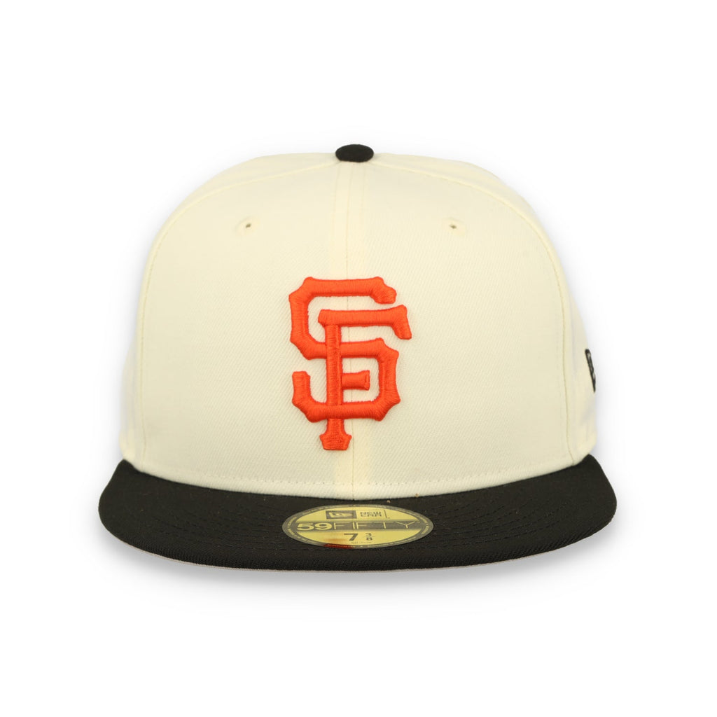 New Era San Francisco Giants 59FIFTY Fitted Hat-Egg/Black product image 3, provided for visual reference and product detail
