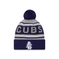 Chicago Cubs Navy Evergreen 1914 Pom Knit Hat product image 1, provided for visual reference and product detail review