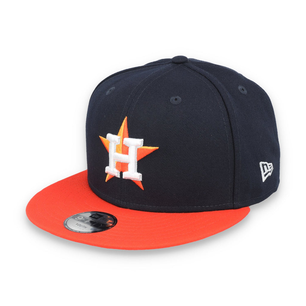 New Era Youth Houston Astros 9FIFTY Snapback Hat product image 3, provided for visual reference and product detail review