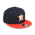 New Era Youth Houston Astros 9FIFTY Snapback Hat product image 1, provided for visual reference and product detail review