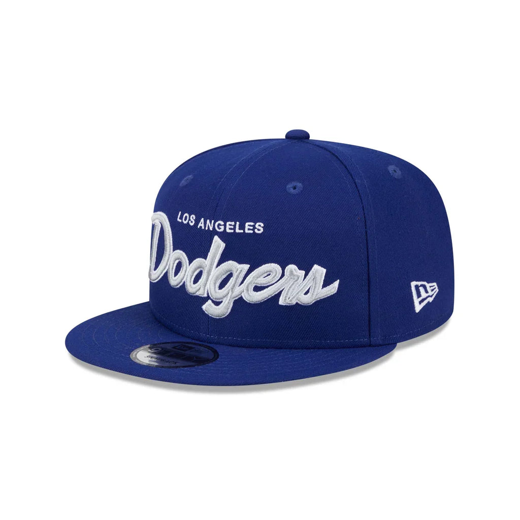 New Era Youth Los Angeles Dodgers Wordmark 9FIFTY Snapback Hat product image 3, provided for visual reference and product