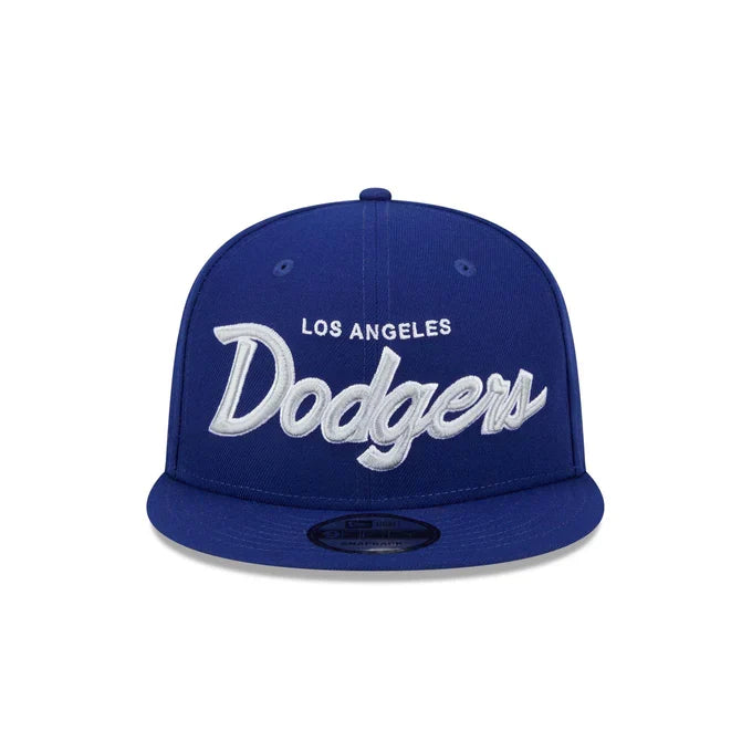 New Era Youth Los Angeles Dodgers Wordmark 9FIFTY Snapback Hat product image 2, provided for visual reference and product