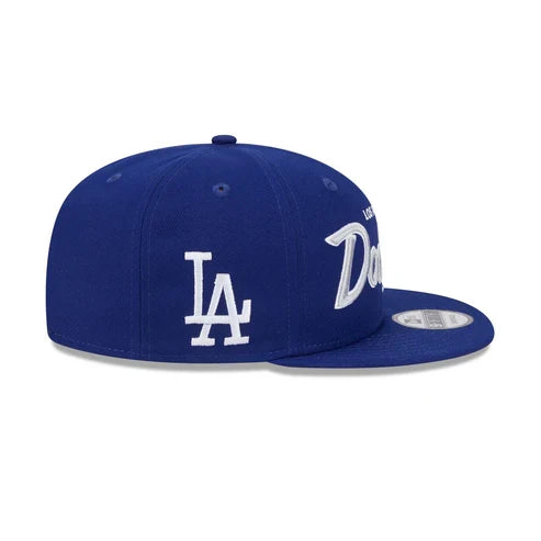New Era Youth Los Angeles Dodgers Wordmark 9FIFTY Snapback Hat product image 5, provided for visual reference and product