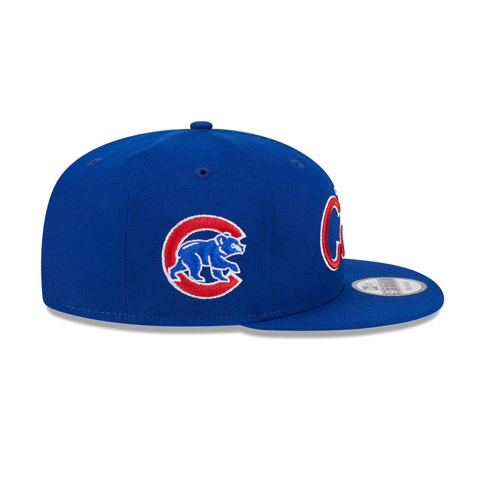 Chicago Cubs Royal Evergreen Script New Era 9FIFTY Snapback Hat product image 4, provided for visual reference and product