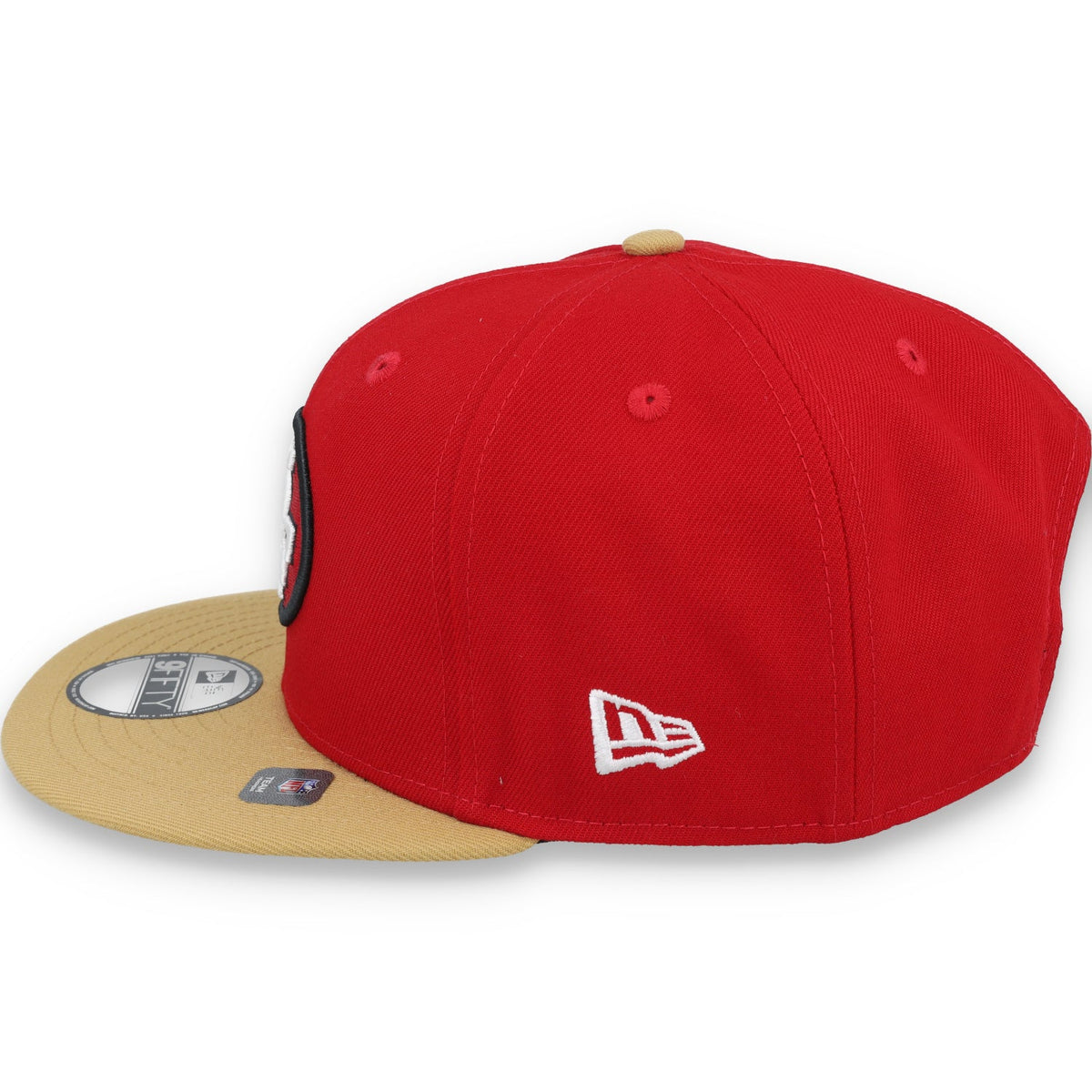 New Era Men San Francisco 49ers 9FIFTY Snapback Hat-Red/Gold product image 4, provided for visual reference and product