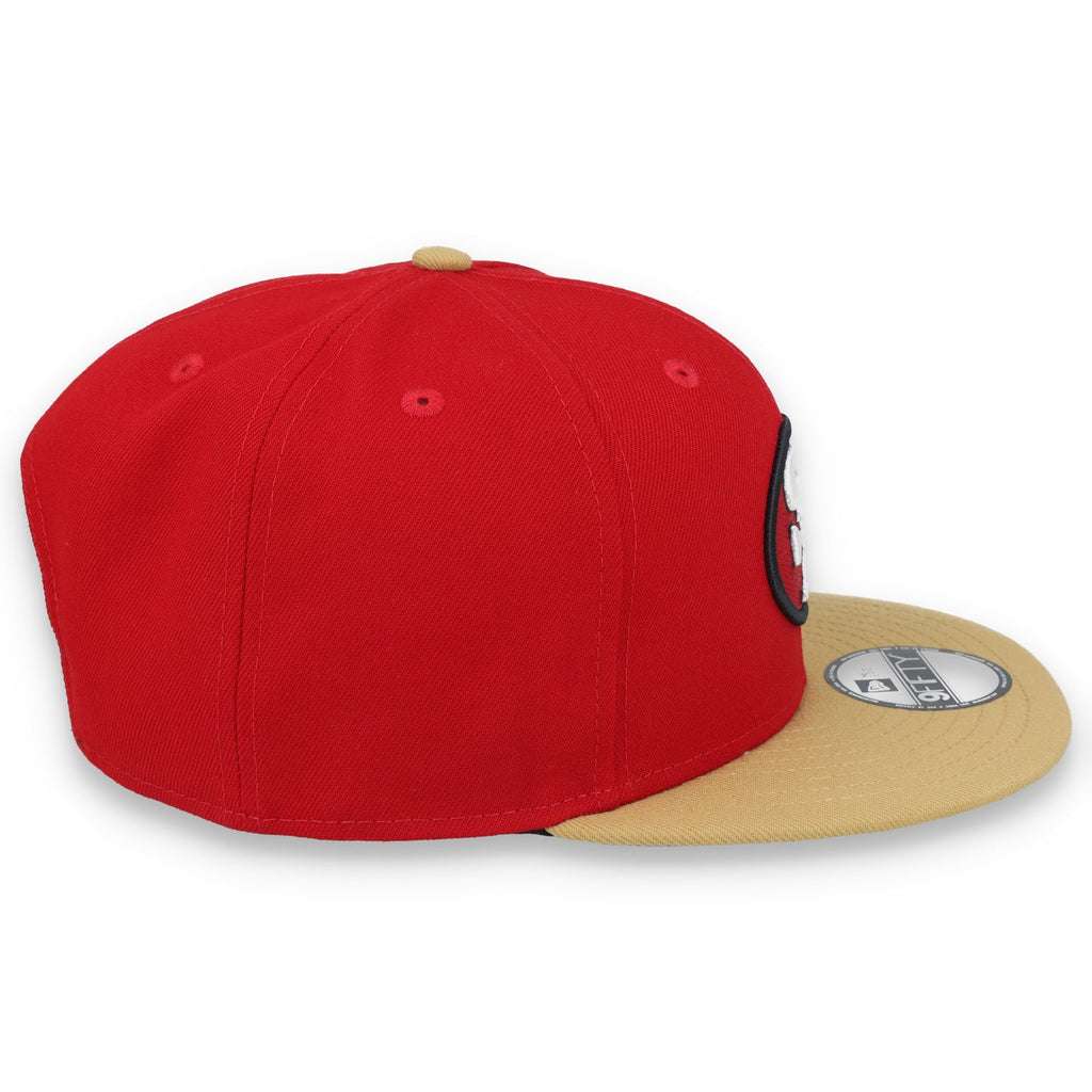 New Era Men San Francisco 49ers 9FIFTY Snapback Hat-Red/Gold product image 5, provided for visual reference and product