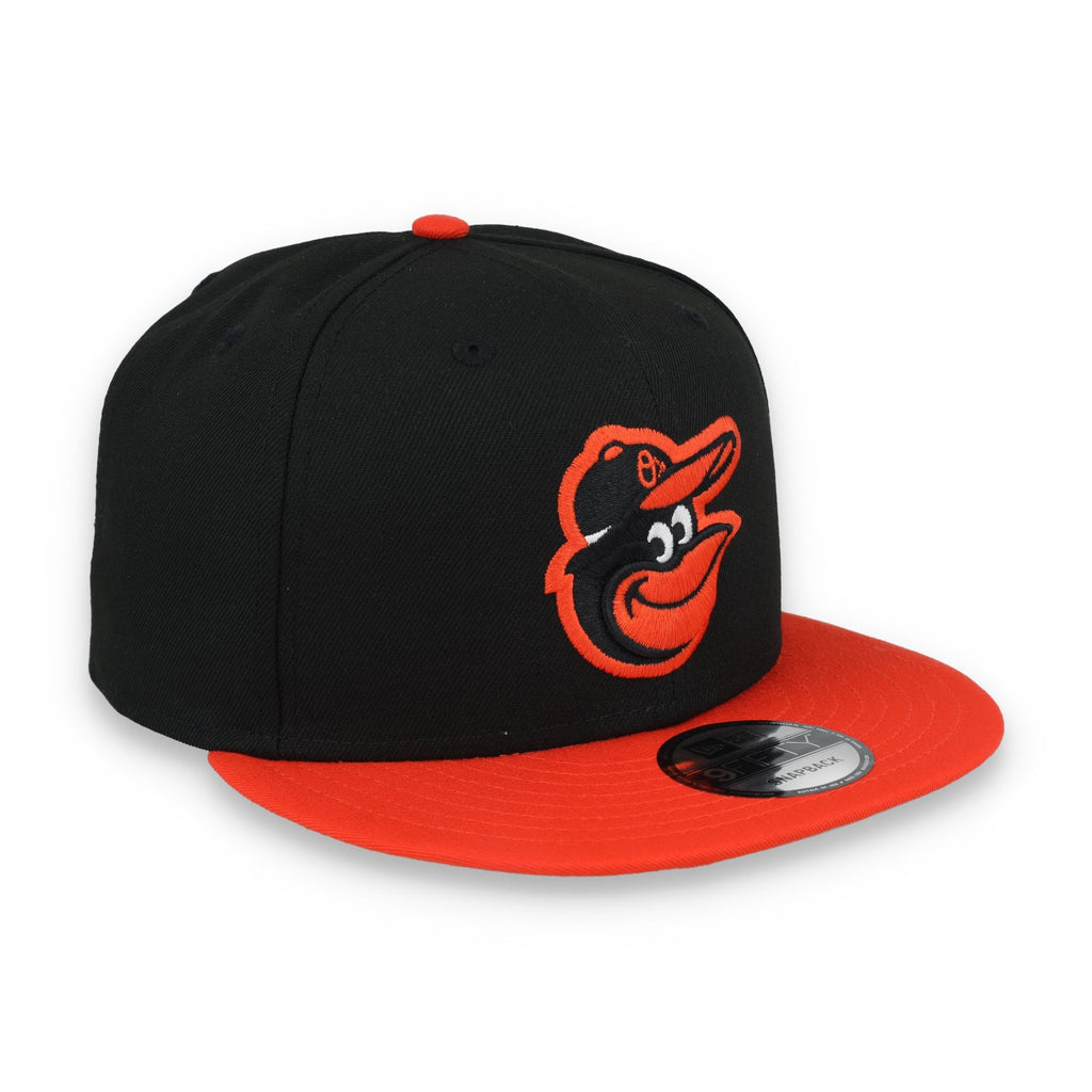 New Era Baltimore Orioles 9Fifty Snapback Hat-Black-orange product image 2, provided for visual reference and product detail