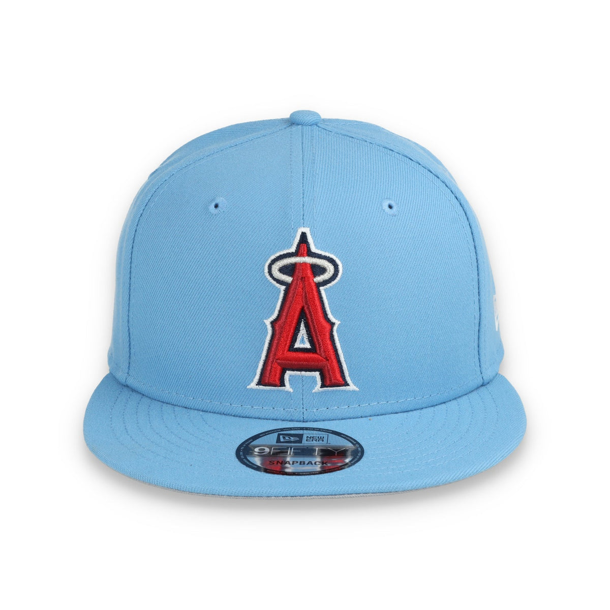 New Era Los Angeles Angels Evergreen 9FIFTY Snapback Hat-Sky Blue product image 2, provided for visual reference and product