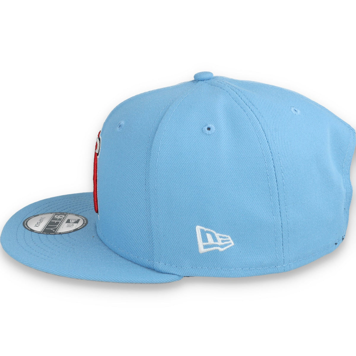 New Era Los Angeles Angels Evergreen 9FIFTY Snapback Hat-Sky Blue product image 4, provided for visual reference and product
