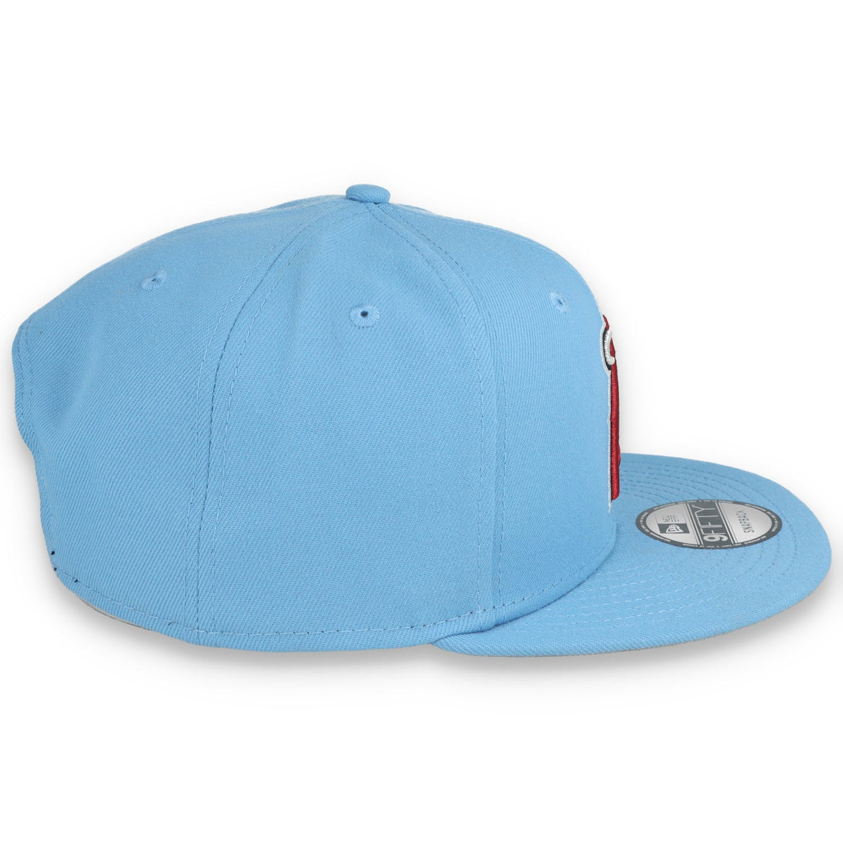 New Era Los Angeles Angels Evergreen 9FIFTY Snapback Hat-Sky Blue product image 5, provided for visual reference and product