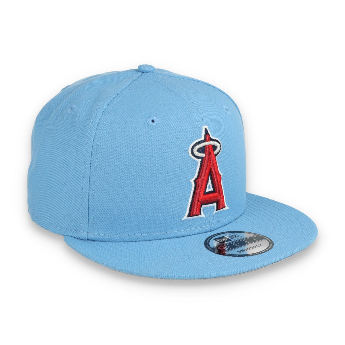 New Era Los Angeles Angels Evergreen 9FIFTY Snapback Hat-Sky Blue product image 1, provided for visual reference and product