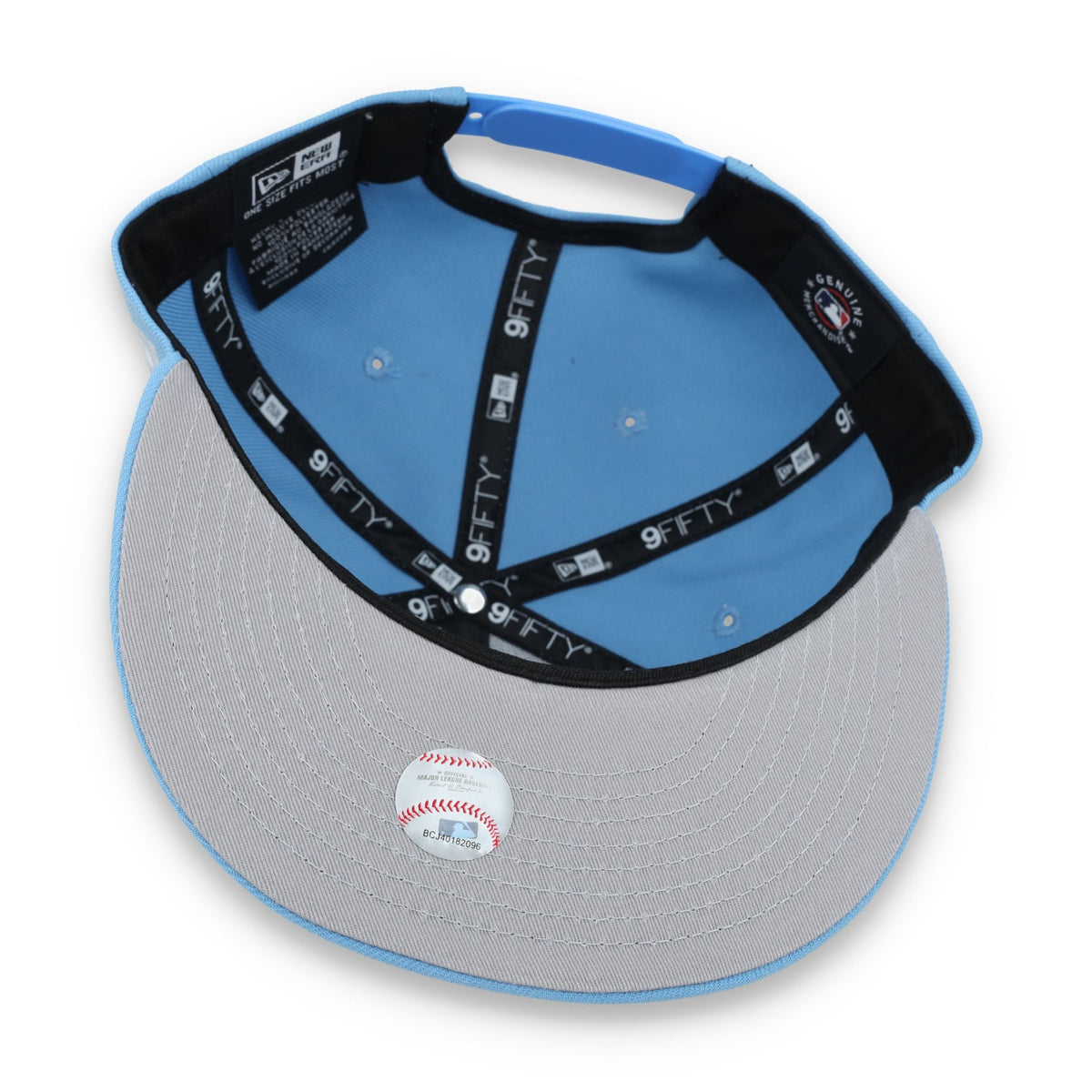 New Era HOUSTON ASTROS MLB Evergreen 9FIFTY- Sky Blue product image 7, provided for visual reference and product detail