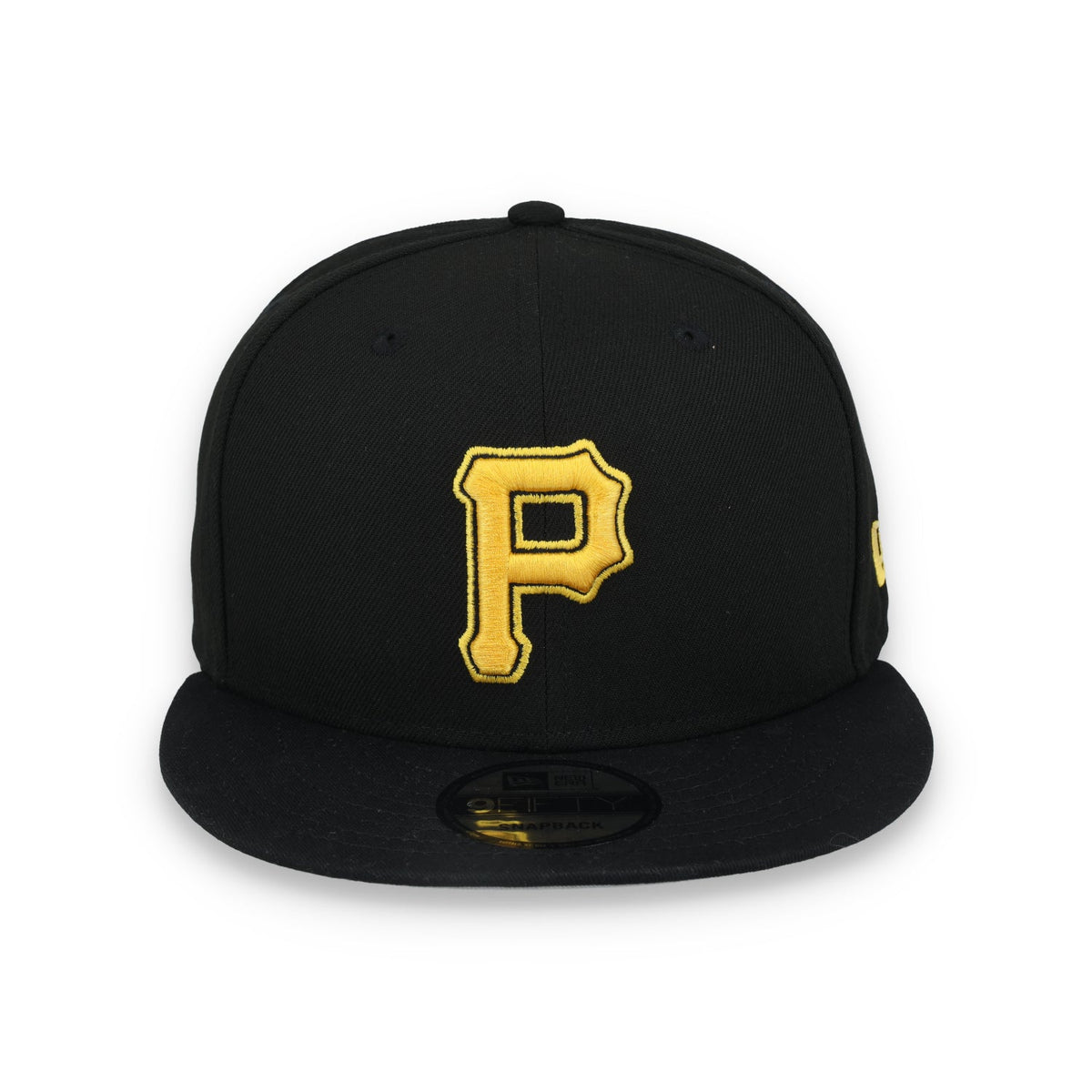New Era Youth Pittsburgh Pirates 9FIFTY Snapback Adjustable Hat - Black product image 2, provided for visual reference and