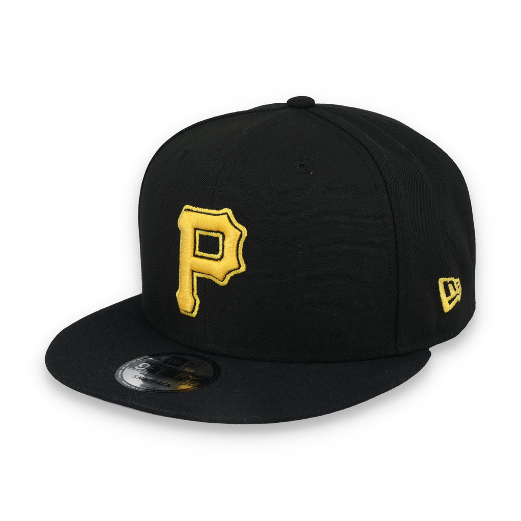 New Era Youth Pittsburgh Pirates 9FIFTY Snapback Adjustable Hat - Black product image 3, provided for visual reference and