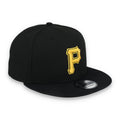 New Era Youth Pittsburgh Pirates 9FIFTY Snapback Adjustable Hat - Black product image 1, provided for visual reference and