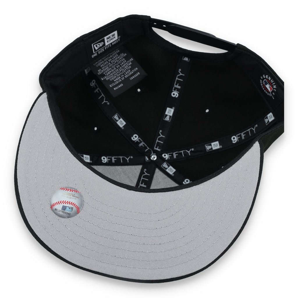 New Era Youth Pittsburgh Pirates 9FIFTY Snapback Adjustable Hat - Black product image 5, provided for visual reference and
