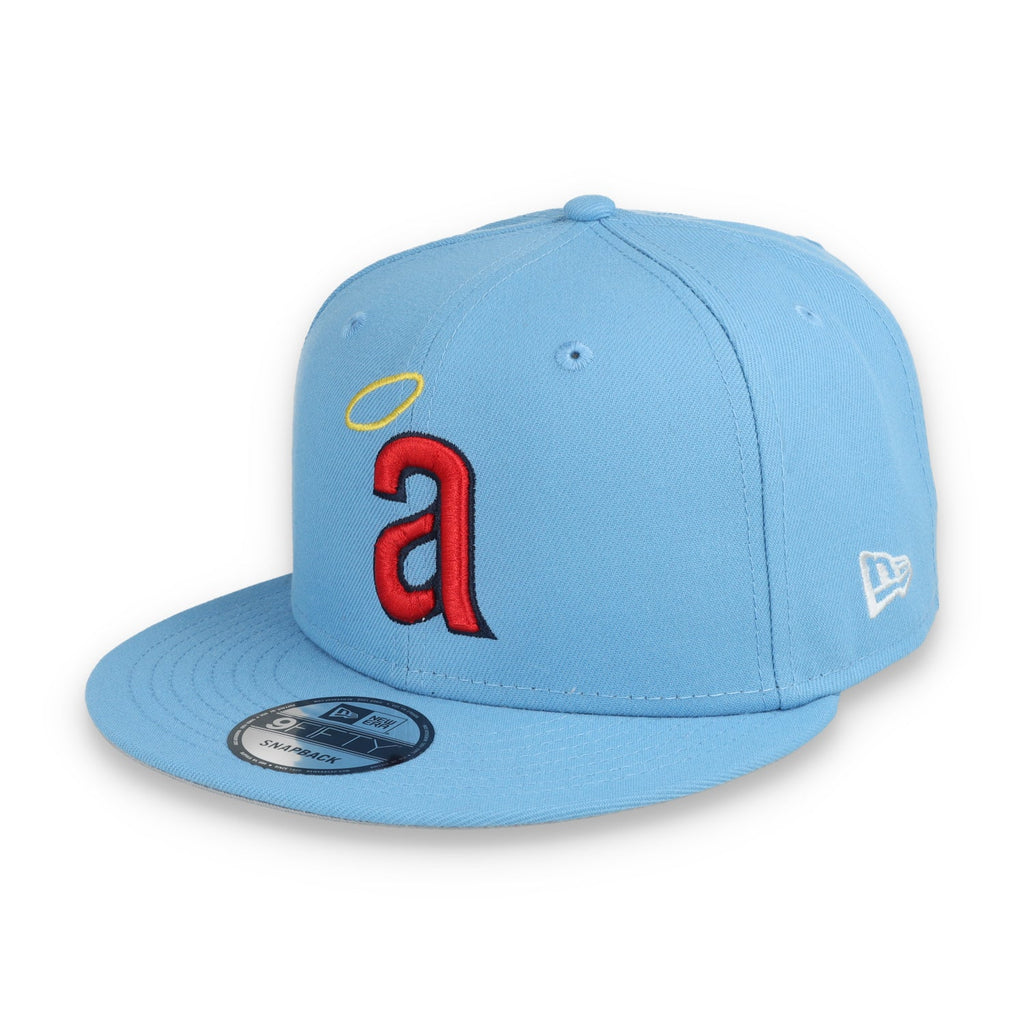 New Era Los Angeles Angels Evergreen 9FIFTY Snapback Hat-Sky Blue product image 3, provided for visual reference and product