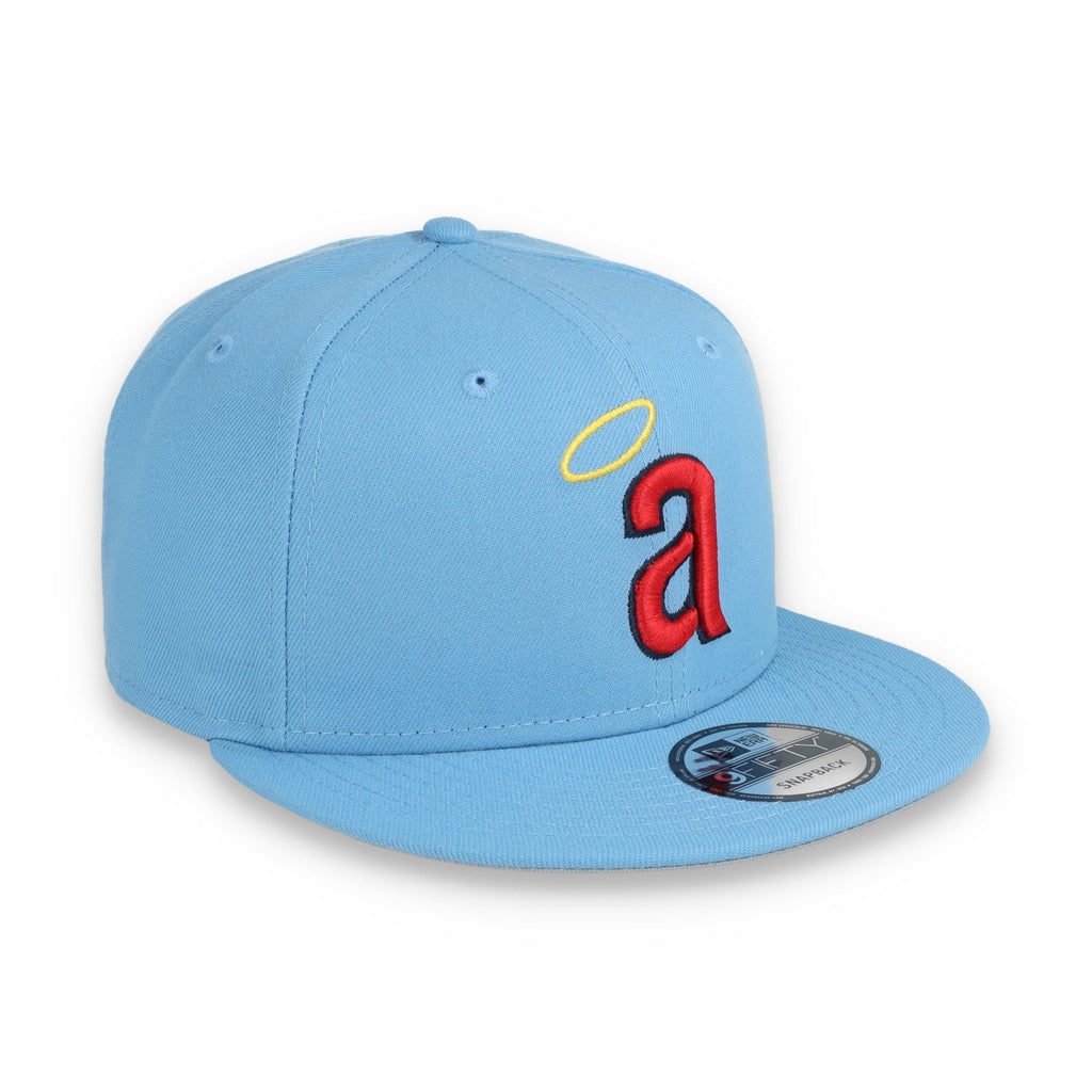 New Era Los Angeles Angels Evergreen 9FIFTY Snapback Hat-Sky Blue product image 1, provided for visual reference and product