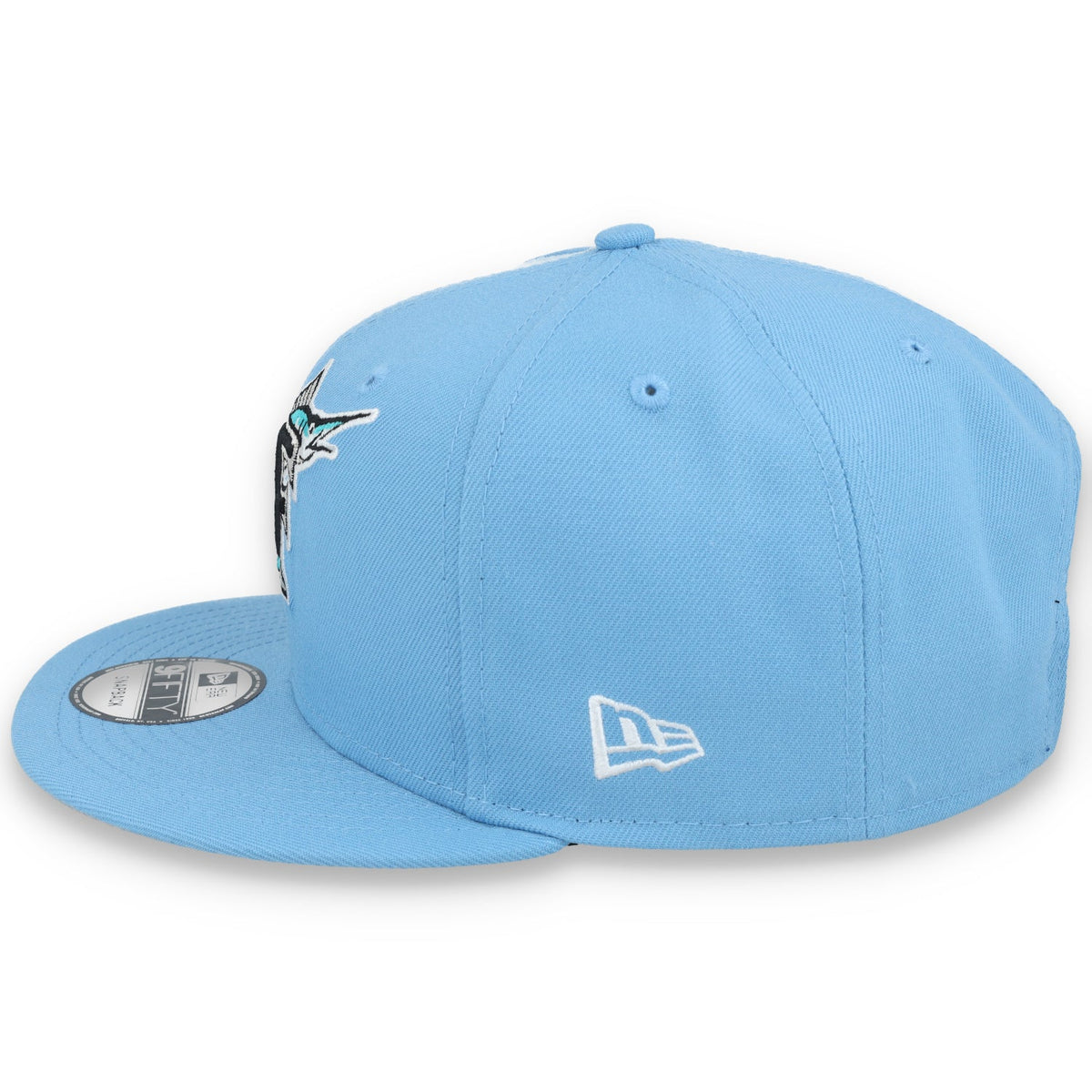 New Era Florida Marlins Cooperstown Evergreen 9FIFTY- Sky Blue product image 4, provided for visual reference and product