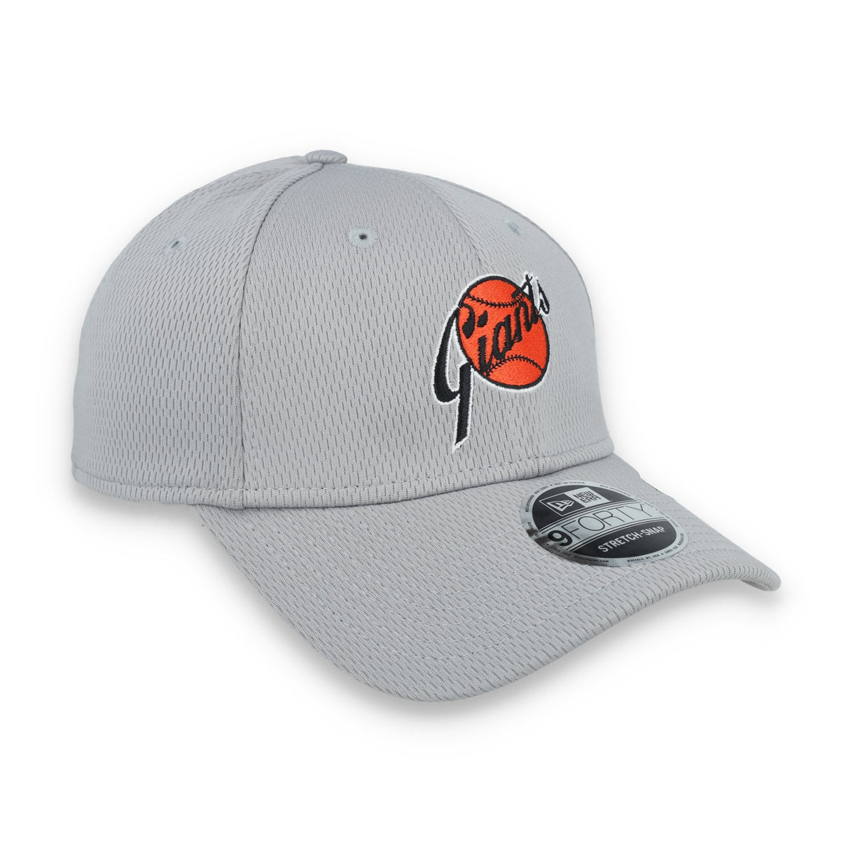 New Era San Francisco Giants Clubhouse 9FORTY Stretch-Snap Hat-Grey product image 2, provided for visual reference and