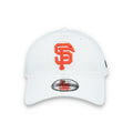 New Era San Francisco Giants Core Classic 2.0 9Twenty Adjustable Hat-White product image 1, provided for visual reference
