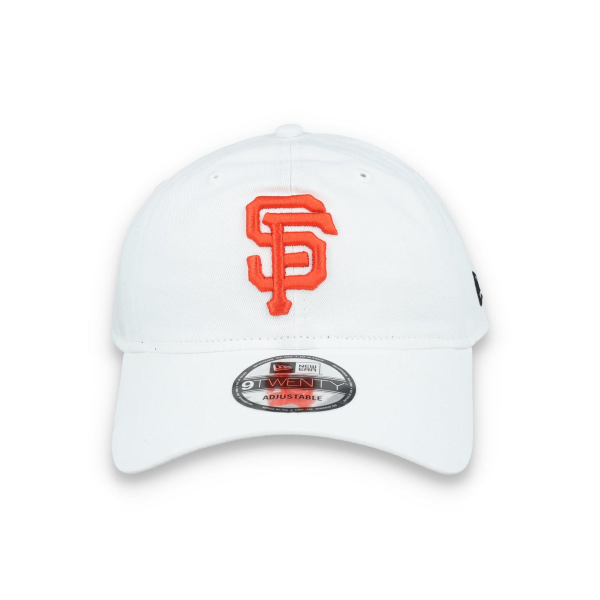 New Era San Francisco Giants Core Classic 2.0 9Twenty Adjustable Hat-White product image 1, provided for visual reference