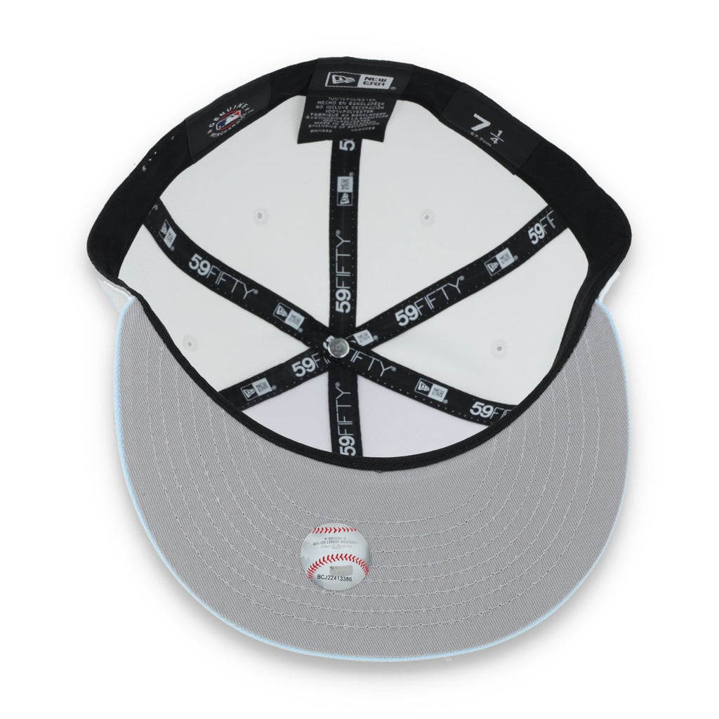 New Era San Diego Padres Color Pack 59FIFTY Fitted Hat-White/Light Blue /Pink product image 7, provided for visual reference