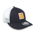 New Era Boston Red Sox Court Sport Low Profile 9FIFTY Trucker Snapback Hat product image 1, provided for visual reference