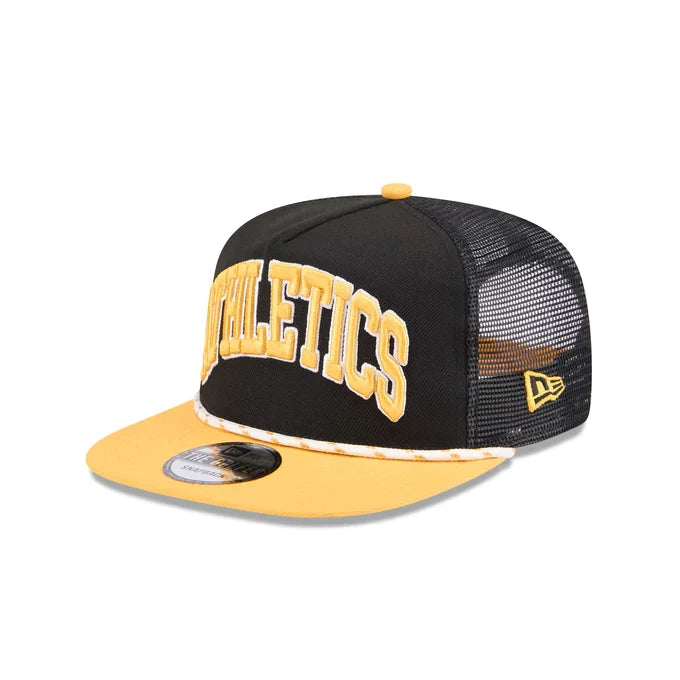 New Era Oakland Athletics Throwback The Golfer Snapback Hat product image 2, provided for visual reference and product