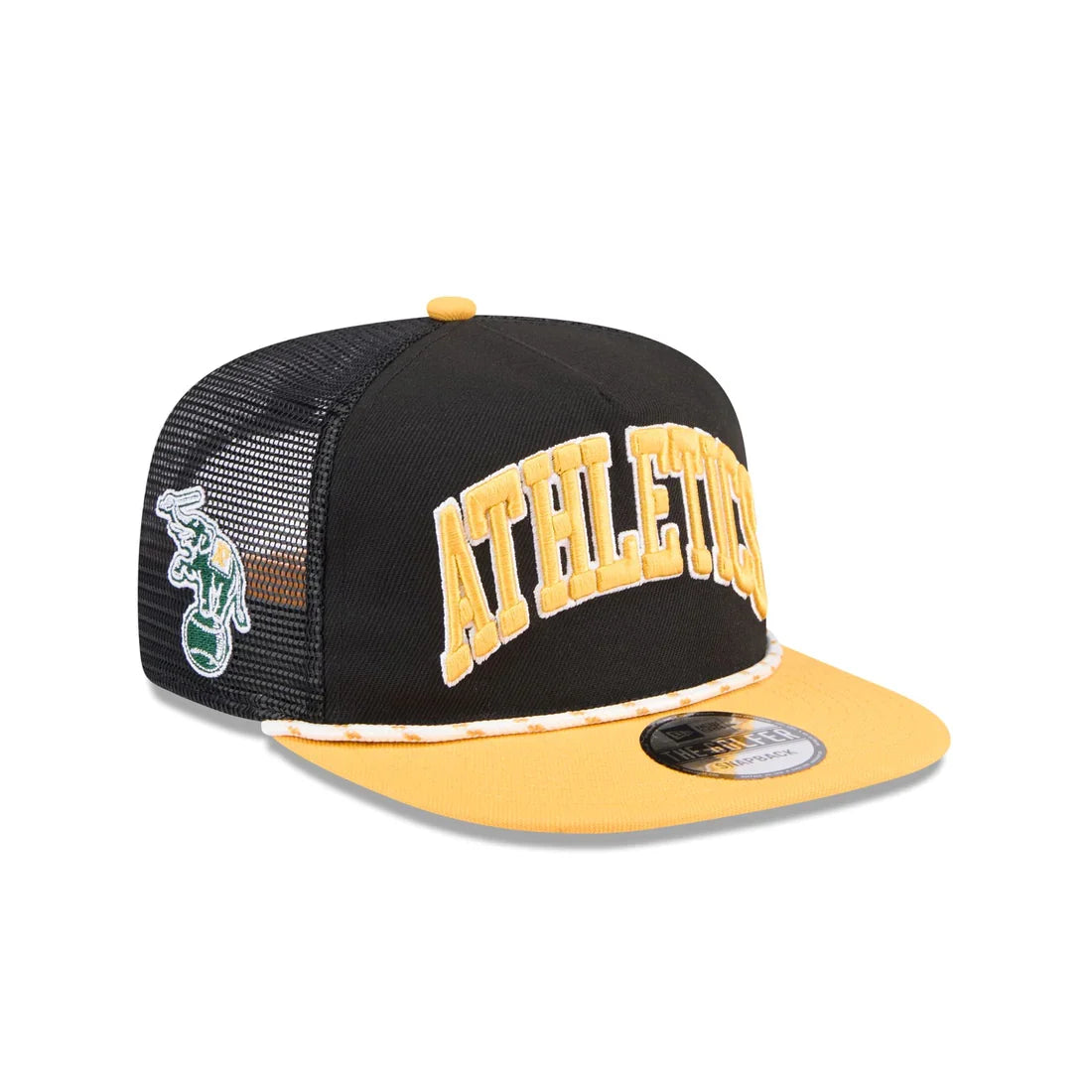 New Era Oakland Athletics Throwback The Golfer Snapback Hat product image 1, provided for visual reference and product