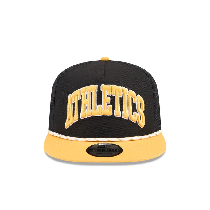New Era Oakland Athletics Throwback The Golfer Snapback Hat product image 3, provided for visual reference and product