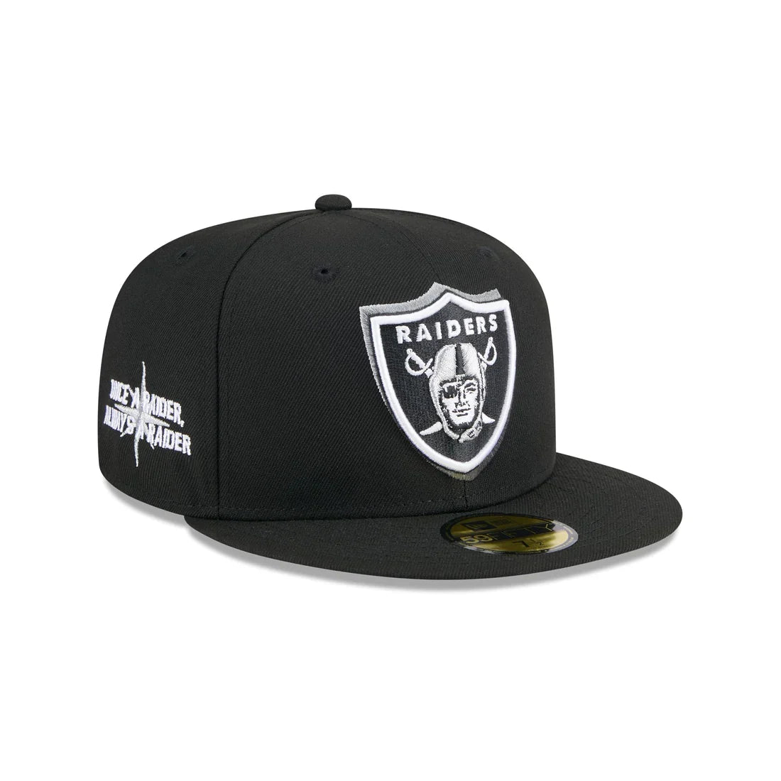 New Era Las Vegas Raiders 2024 NFL Draft 59FIFTY Fitted-Black product image 1, provided for visual reference and product