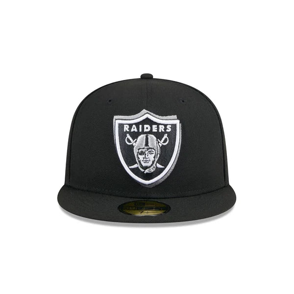 New Era Las Vegas Raiders 2024 NFL Draft 59FIFTY Fitted-Black product image 2, provided for visual reference and product