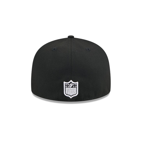 New Era Las Vegas Raiders 2024 NFL Draft 59FIFTY Fitted-Black product image 4, provided for visual reference and product