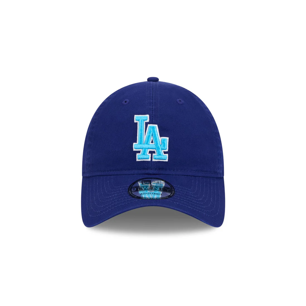 New Era Youth Los Angeles Dodgers 9TWENTY ADJUSTABLE HAT- BLUE/ LIGHT BLUE product image 1, provided for visual reference