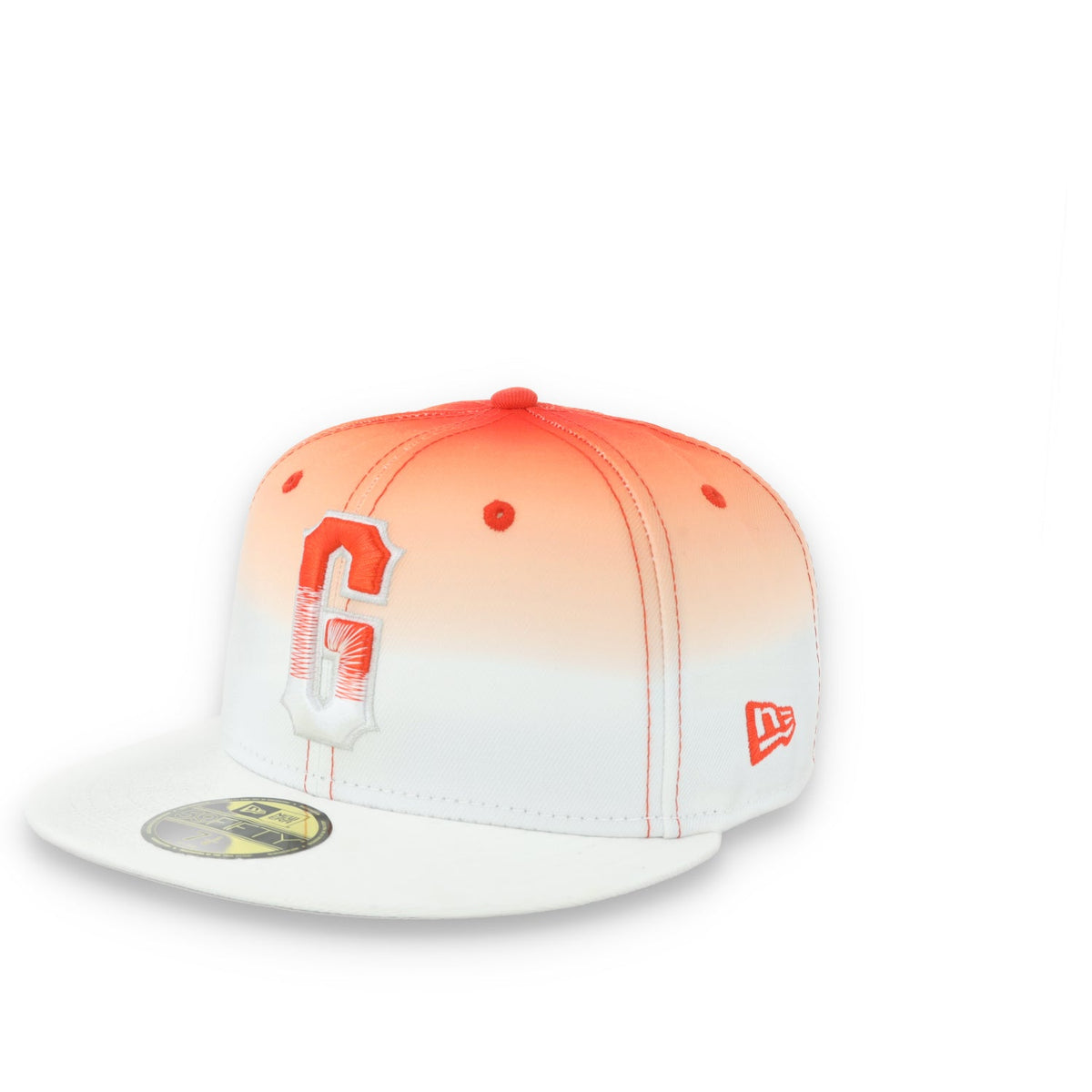New Era San Francisco Giants City Connect 59FIFTY Fitted Hat-Orange/White product image 3, provided for visual reference and