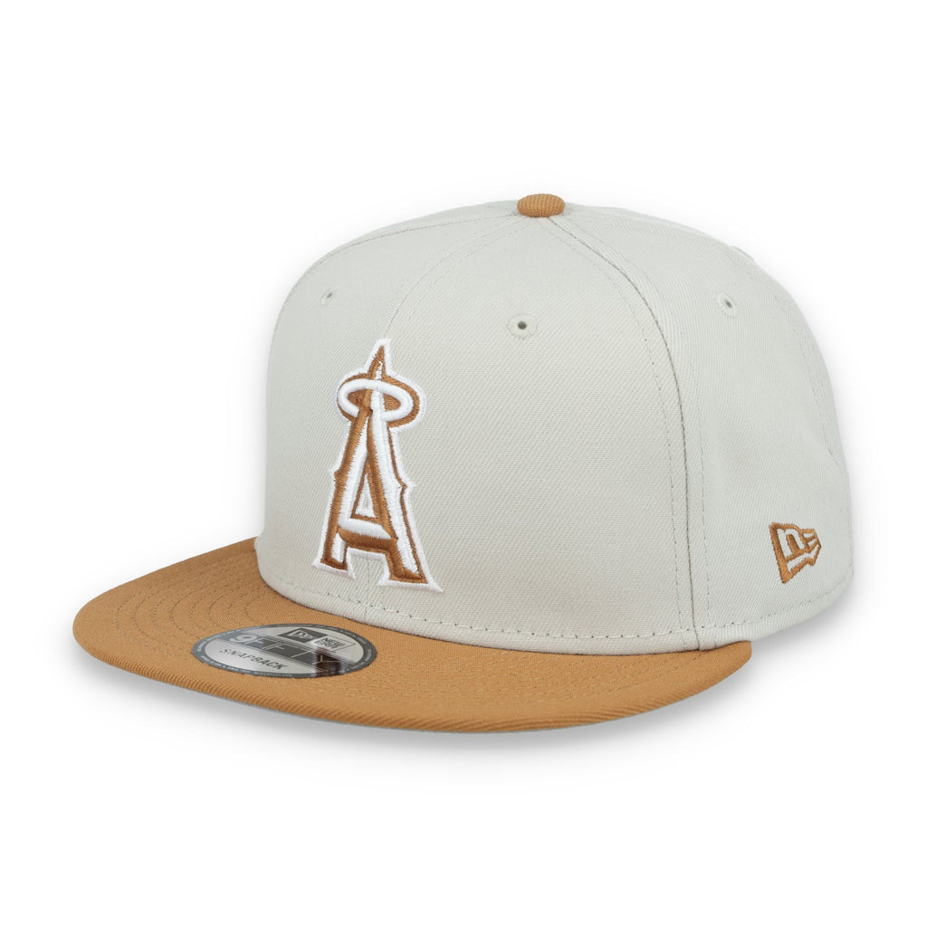 New Era Los Angeles Angels Color Pack 9FIFTY Snapback Hat-Stone/Light Bronze product image 2, provided for visual reference